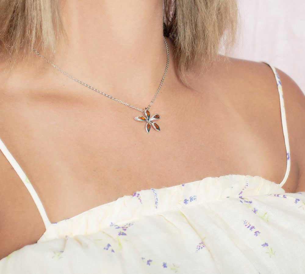 Koa Wood Olena Flower Pendant Pendant Island by Koa Nani 