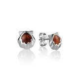 Koa Wood Oyster Shell Earrings Earrings Island by Koa Nani 