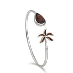 Koa Wood Palm Tree Bangle Bangle Island by Koa Nani 