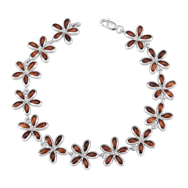 Koa Wood Pikake Bracelet Bracelet Island by Koa Nani 