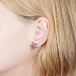Koa Wood Pikake Earrings Earrings Island by Koa Nani 