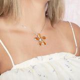 Koa Wood Pikake Pendant Pendant Island by Koa Nani 