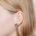Koa Wood Regal Cross Stud Earrings Earrings Island by Koa Nani 