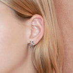 Koa Wood Retro Palm Tree Earrings Earrings Island by Koa Nani 