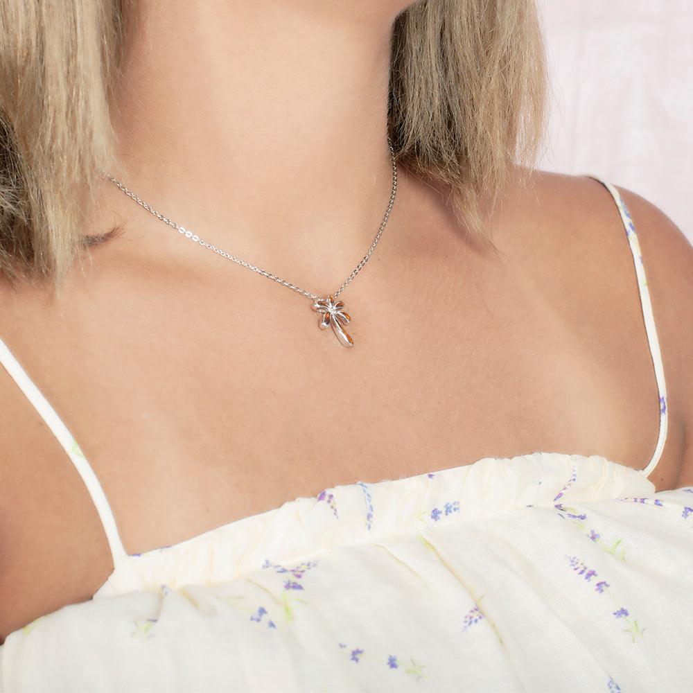 Koa Wood Retro Palm Tree Pendant Pendant Island by Koa Nani 