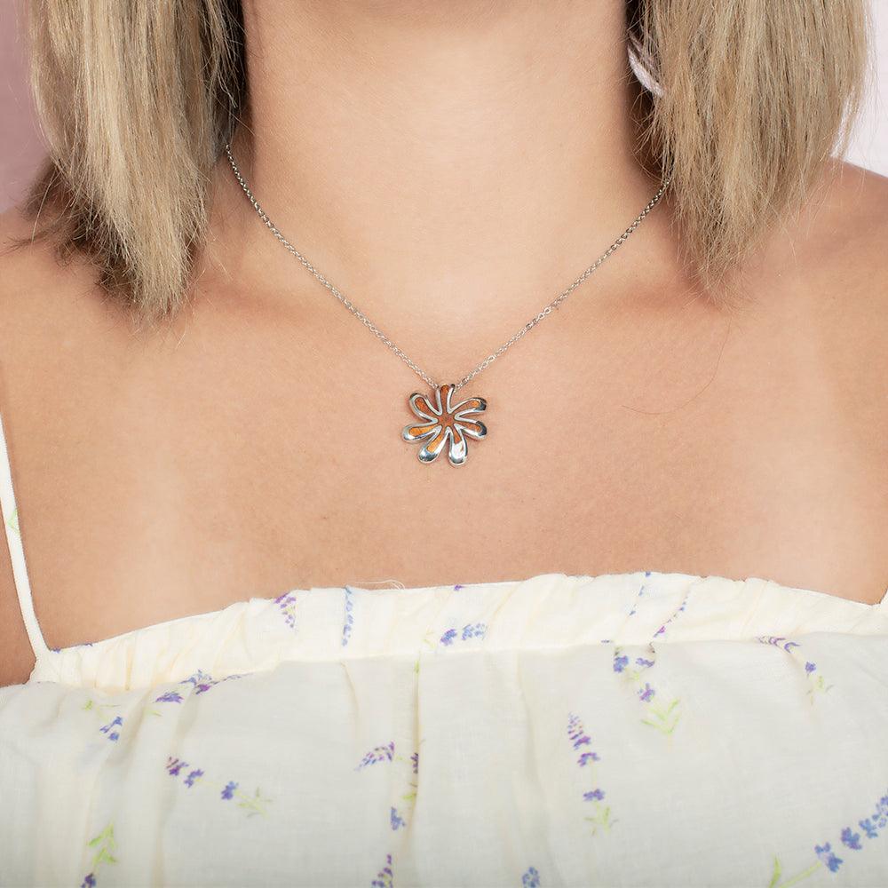 Koa Wood Retro Tiare Pendant Pendant Island by Koa Nani 