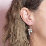 Koa Wood Royal Palm Tree Earrings Earrings Island by Koa Nani 