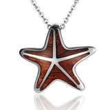 Koa Wood Royal Sea Star Pendant Pendant Island by Koa Nani 