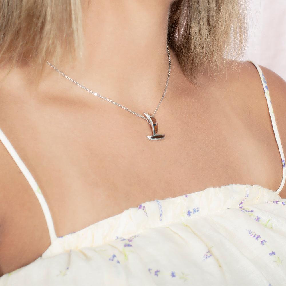 Koa Wood Sailboat Pendant Pendant Island by Koa Nani 