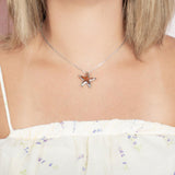 Koa Wood Salty Sea Star Pendant Pendant Island by Koa Nani 