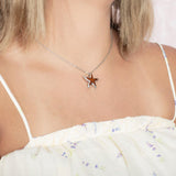 Koa Wood Salty Sea Star Pendant Pendant Island by Koa Nani 