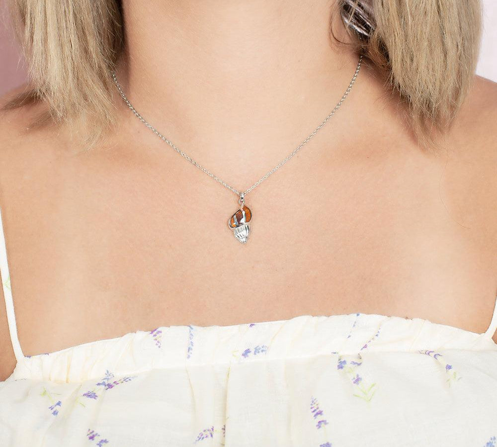 Koa Wood Seashell Earrings Earrings Island by Koa Nani 