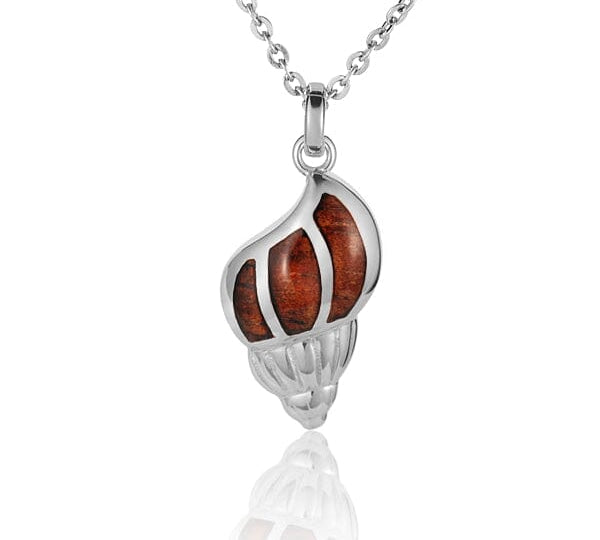 Koa Wood Seashell Pendant Pendant Island by Koa Nani 