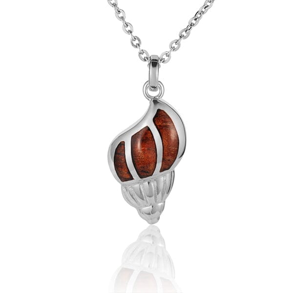 Koa Wood Seashell Pendant Pendant Island by Koa Nani 