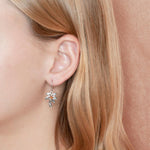 Koa Wood Shaded Palm Tree Earrings Earrings Island by Koa Nani 
