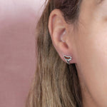Koa Wood Shark Tooth Earrings Earrings Island by Koa Nani 