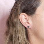 Koa Wood Shark Tooth Earrings Earrings Island by Koa Nani 