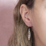 Koa Wood Surfboard Earrings Earrings Island by Koa Nani 