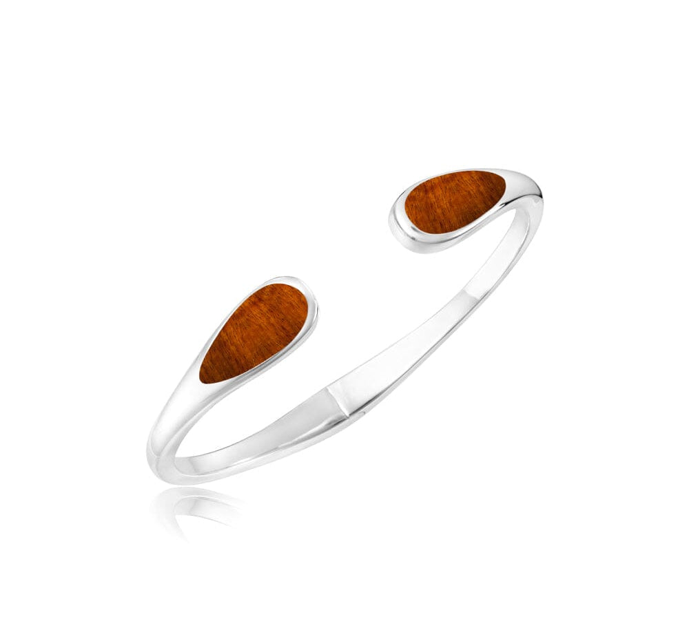Koa Wood Teardrop Bangle Bangle Island by Koa Nani 