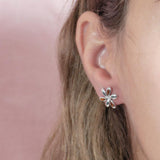 Koa Wood Tiare Earrings Earrings Island by Koa Nani 