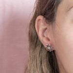 Koa Wood Tropical Tiare Earrings Earrings Island by Koa Nani 