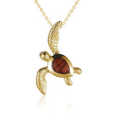 Koa Wood Waikiki Honu Pendant Pendant Island by Koa Nani 