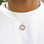 Koa Wood Wheel of Dharma Pendant Pendant Island by Koa Nani 