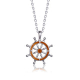 Koa Wood Wheel of Dharma Pendant Pendant Island by Koa Nani 