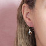 Koa Wood When Hearts Meet earrings Earrings Island by Koa Nani 