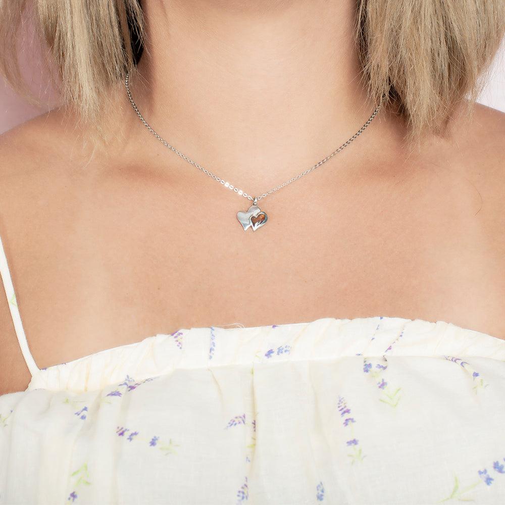 Koa Wood When Hearts Meet Pendant Pendant Island by Koa Nani 