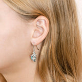 Larimar Ali’i Conch Shell Earrings Earrings Island by Koa Nani 