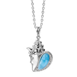 Larimar Ali’i Conch Shell Pendant Pendant Island by Koa Nani 