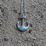 Larimar Anchor Pendant Pendant Island by Koa Nani 