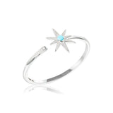 Larimar Art Deco Star Bangle Bangle Island by Koa Nani 