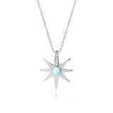 Larimar Art Deco Star Pendant Pendant Island by Koa Nani 