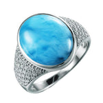 Larimar Atlantis Cocktail Ring Ring Island by Koa Nani 5