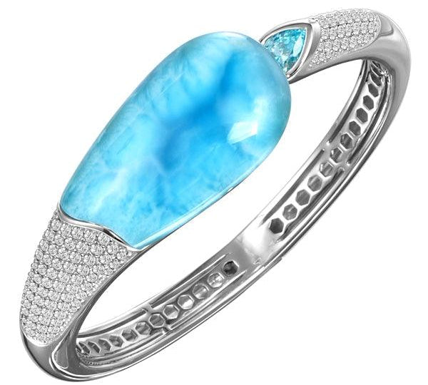 Larimar Atlantis Wrap Bangle Bangle Island by Koa Nani 