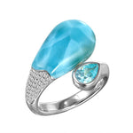 Larimar Atlantis Wrap Ring Ring Island by Koa Nani 5