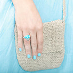 Larimar Atlantis Wrap Ring Ring Island by Koa Nani 