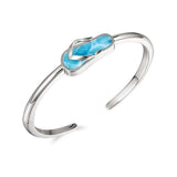 Larimar Beach Slipper Bangle Bangle Island by Koa Nani 