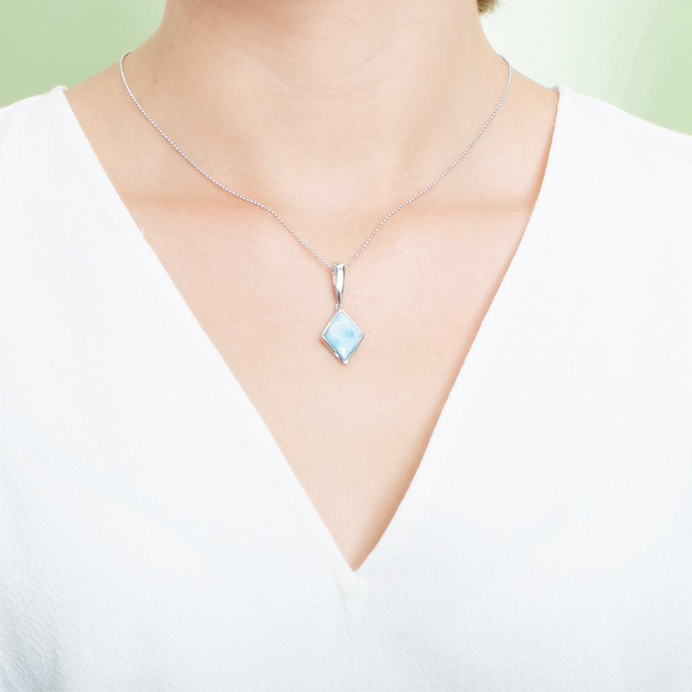 Larimar Bermuda Pendant Pendant Island by Koa Nani 