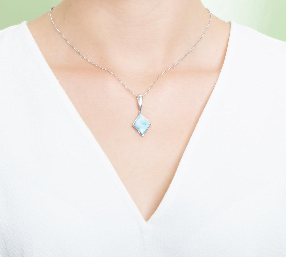 Larimar Bermuda Pendant Pendant Island by Koa Nani 