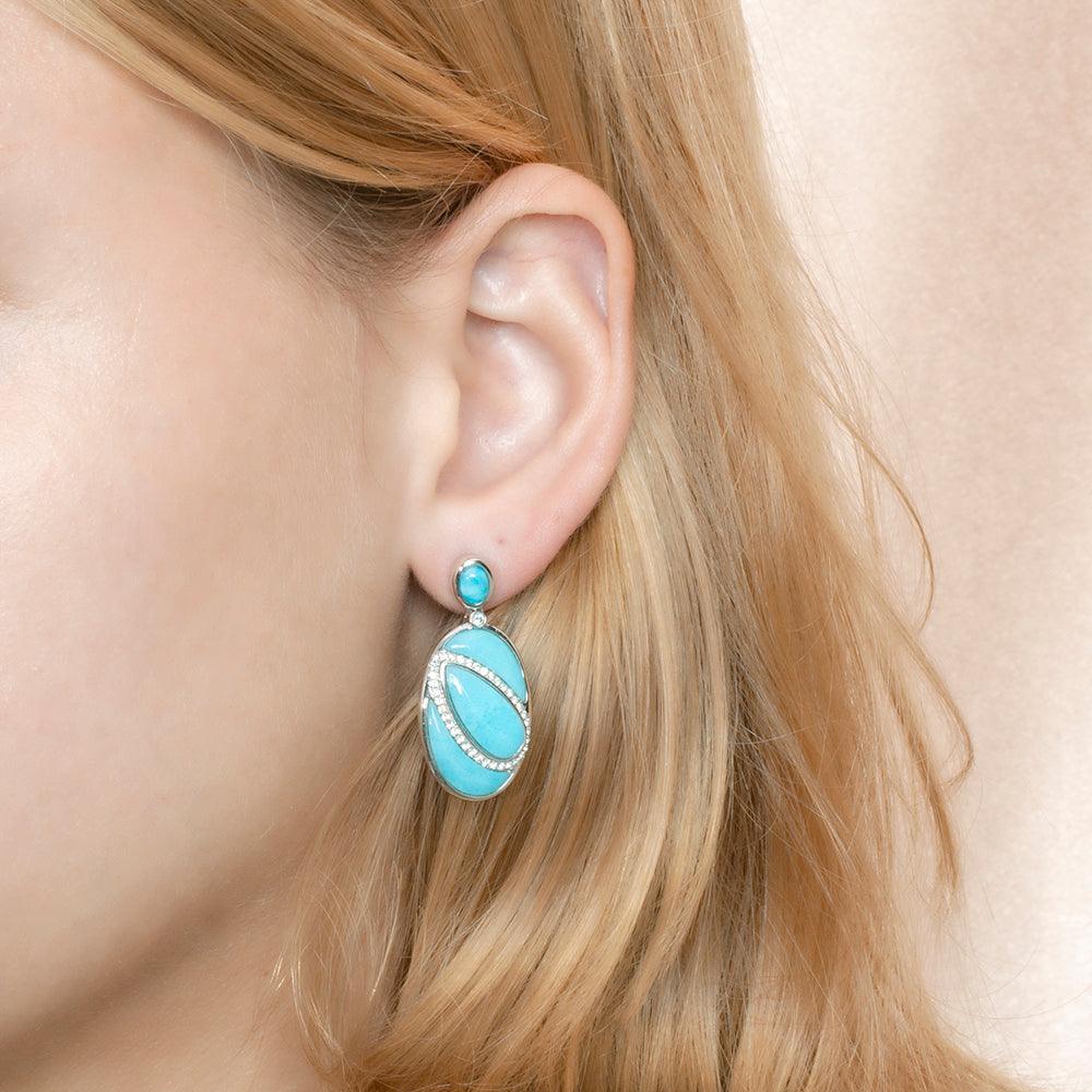 Larimar Betelgeuse Star Earrings Earrings Island by Koa Nani 