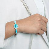 Larimar Blue Moon Eclipse Bangle Bangle Island by Koa Nani 