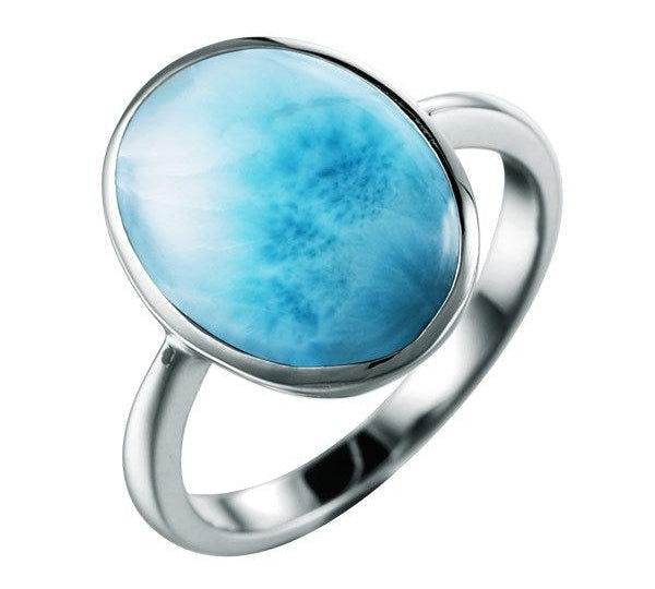 Larimar Blue Planet Ring Ring Island by Koa Nani 5