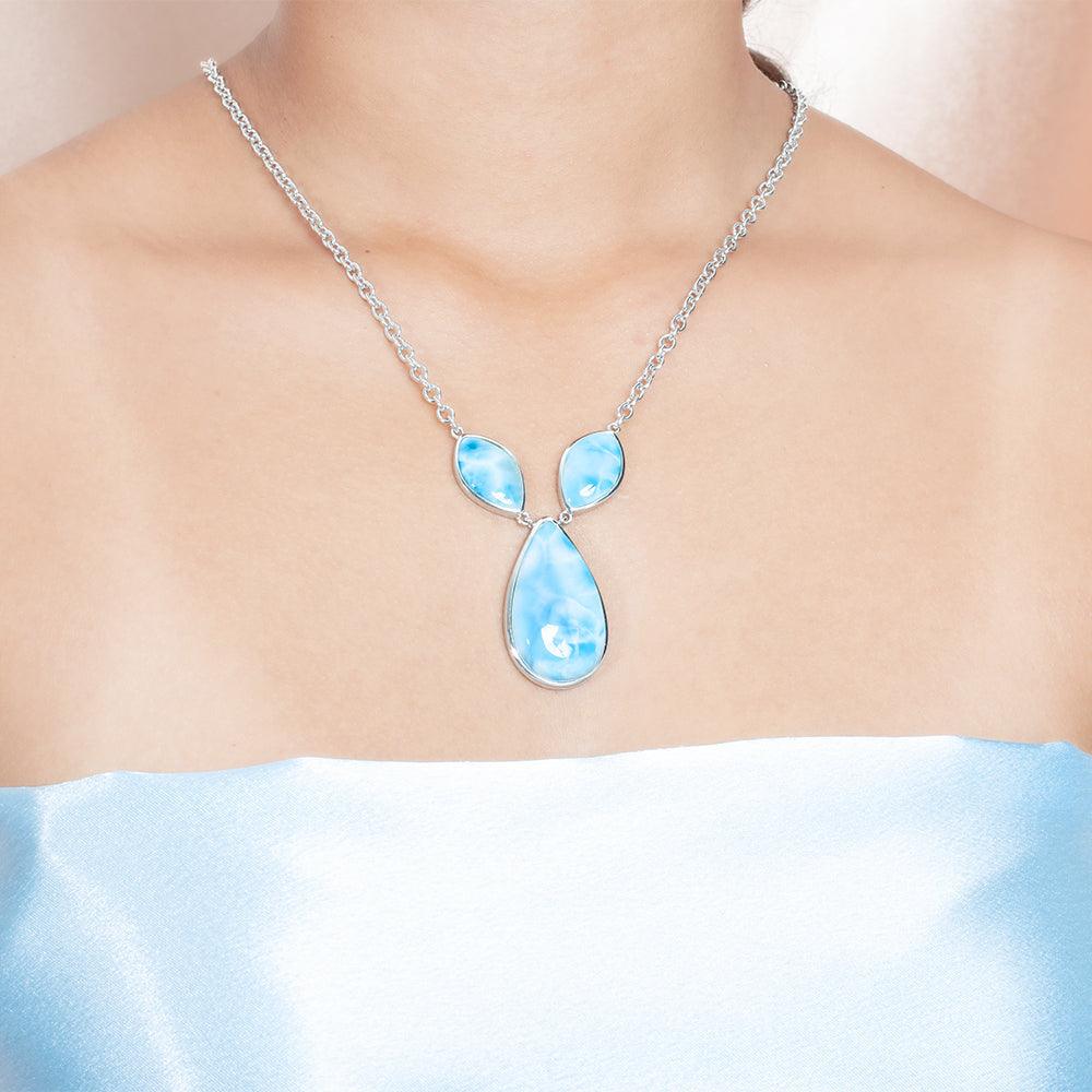 Larimar Bodies of Water Necklace Necklace Island by Koa Nani 