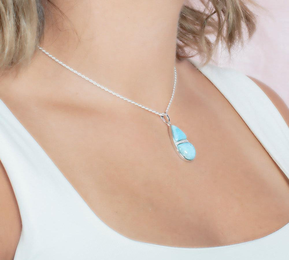 Larimar Bridge Pendant Pendant Island by Koa Nani 
