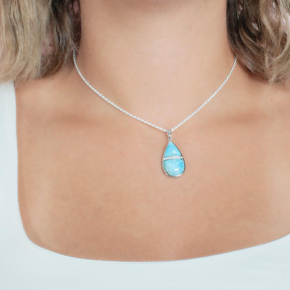 Larimar Bridge Pendant Pendant Island by Koa Nani 