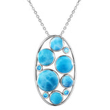 Larimar Bubbles Pendant Pendant Island by Koa Nani 