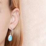 Larimar Calypso Teadrop Slide Earrings Earrings Island by Koa Nani 